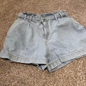 Zara Light Blue Jean Shorts